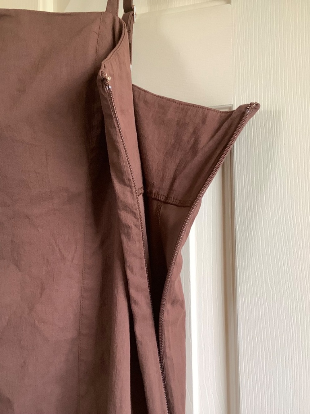 Abercrombie & Fitch Bra-Free Everyday Skort Brown SZ XL Tall - Picture 5 of 12